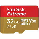 TfBXN ( SANDISK ) 32GB microSDHC Extreme R=100MB/s W=60MB/s SDA_v^t COpbP[W SDSQXAF-032-GN6MA