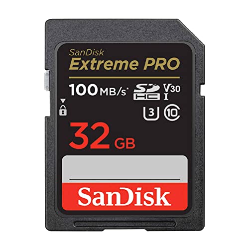 サンディスク 正規品 SDカード 32GB SDHC Class10 UHS-I V30 読取最大100MB/s SanDisk Extreme PRO SDSDXXO-032G-GHJIN 新パッケージ