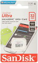 SanDisk Ultra 32GB 100MB/s UHS-I Class 10 MicroSDHC Card SDSQUNR-032G-GN3MN