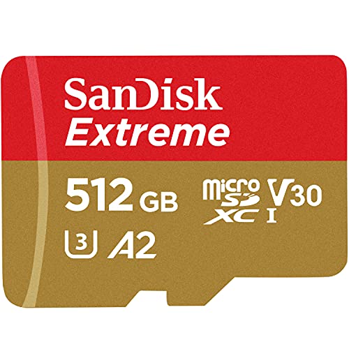 microSDXC 512GB サンディスク Extreme UHS-1 U3 V30 4K Ultra HD A2対応 JNHオリジナルSDアダプ付 並行輸入品