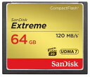 Sandisk ( TfBXN ) 64GB RpNgtbV[J[h EXTREME ( őǍ 120MB/s ő发 85MB/s ) SDCFXSB-064G-G46 COpbP[W