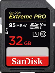 32GB SanDisk サンディスク Extreme Pro SDHC UHS-I U3 V30対応 R:95MB/s 海外リテール SDSDXXG-032G-GN4IN 並行輸入品