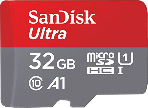 SanDisk (サンディスク) 32GB Ultra microSDHC UHS-I メモリーカード アダプター付き - 120MB/s C10 U1 フルHD A1 Micro SD カード - SDSQUA4-032G-GN6MA