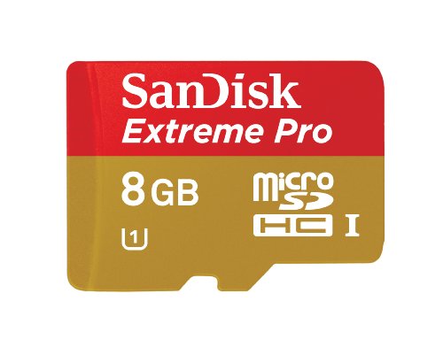SanDisk Extreme Pro microSDHC UHS-I  Class10 8GB SDSDQXP-008G-J35