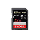 32GB SanDisk TfBXN Extreme Pro SDHC UHS-I U3 V30Ή R:95MB/s COe[ SDSDXXG-032G-GN4IN