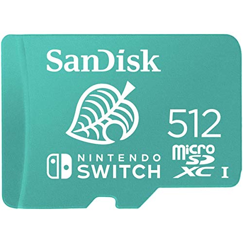 SanDisk 512GB UHS-I Class 10 U3 microSDXC Memory Card for Nintendo Switch, 100MB/s Read, 90MB/s Write SanDisk 512GB UHS-I Class 10 U3 microSDXC Memory Card for Nintendo Switch, 100MB/s Read, 90MB/s Write