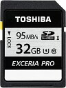 TOSHIBA SDHCカード 32GB Class10 UHS-I U3対応 (最大読出速度95MB/s 最大書込速度75MB/s) 日本製 (国内正規品) SD-KU032G