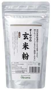 オーサワの玄米粉 300g【メール便不可】【1梱包3袋までコンパクト便OK】