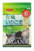 みたけ有機いりごま（黒）80g【1梱包5袋までメール便OK】【1梱包10袋までコンパクト便OK】