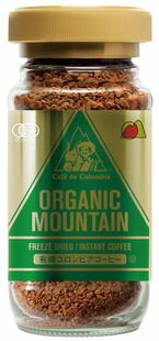 オーガニックマウンテン有機インスタントコーヒー(ビン)【メール便・コンパクト便不可】