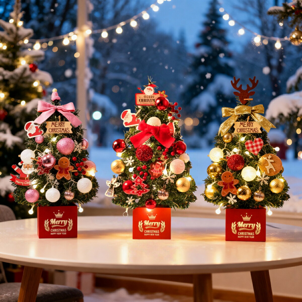 ���ꥹ�ޥ��ĥ꡼ ���å� ��� ���� �ǥ����ĥ꡼ DIY LED�饤���դ� �������å� ����ƥꥢ ���� ��� ���� �ߵ٤� �ƻҥ���ե� �鿴�Ը��� ����...