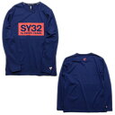 ＜期間限定クーポン発行中＞ SWEET YEARS（スウィート イヤーズ）　SY32　7123　NVY　サッカー　フットサル　BOX LOGO L/S TEE　19FW