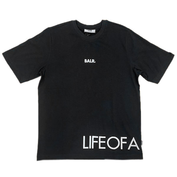 Si10%OFFN[|s {[[iBALR.j@B11121063 BLK@TbJ[@LIFE OF A BALR. T-SHIRT TVc 22SS