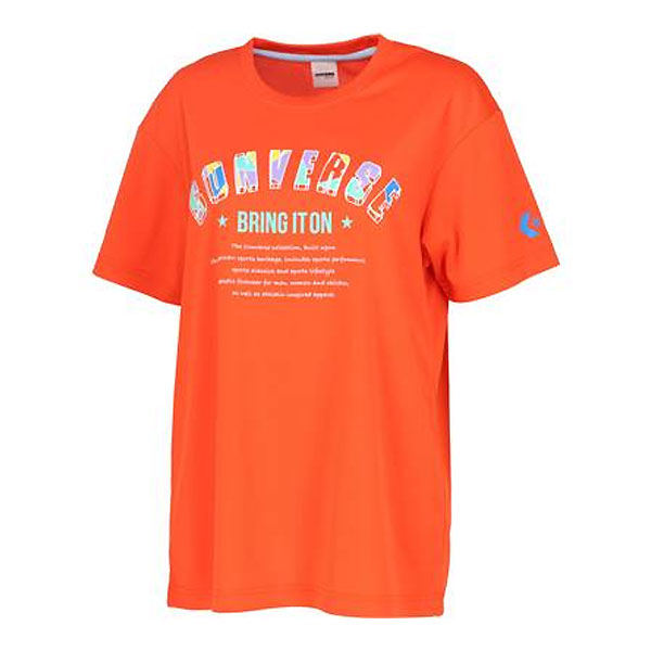 ＜全品10%OFFクーポン発行中＞ ＜ネコポス発送 送料無料＞ CONVERSE（コンバース）　CB341351 5600　バスケットボール　レディース プリントTシャツ 24FW