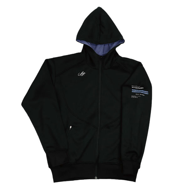 <全品10%OFFクーポン発行中> インザペイント(IN THE PAINT) ITP24474 BLKBBL バスケットボール スウェット フルジップ フーディー 25SS