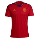 ＜全品10%OFFクーポン発行中＞ adidas（アディダス）　QA253 HL1970　サッカー スペイン代表 2022 ホーム レプリカユニフォーム 22Q4