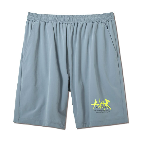 Si10%OFFN[|s AKTRiAN^[j@223006002 BL oXPbg{[@vNeBXpc@AEROSTEAM LOGO 8.5 INCH SHORTS 23FW