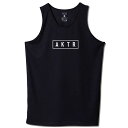 <全品10%OFFクーポン発行中> <ネコポス発送 送料無料> AKTR(アクター) 522011001 BK バスケットボール タンクトップ BASIC AKTR LOGO TANK 25SS