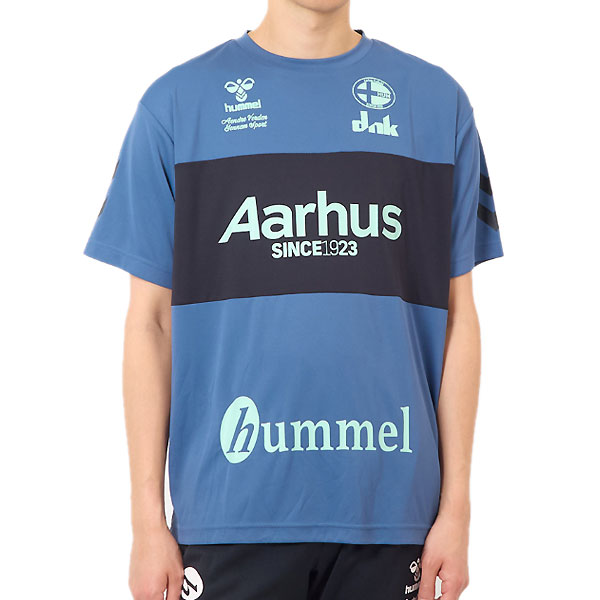 Rakuten - ＜全品10%OFFクーポン発行中＞ ＜ネコポス発送 送料無料＞ ヒュンメル（hummel）　HAP1213 701　サッカー　ロゴプリント S/S プラクティスシャツ　25SS
