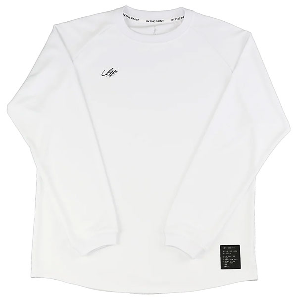 ＜全品10%OFFクーポン発行中＞ ＜ネコポス発送 送料無料＞ インザペイント（IN THE PAINT） ITP25456 WHT バスケットボール カーシブ ワンポイントロゴ L/S Tシャツ 25FW
