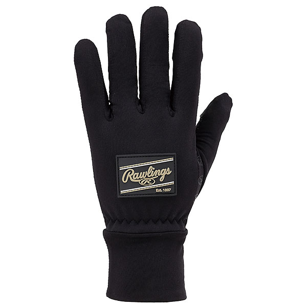 Rakuten - ＜全品10%OFFクーポン発行中＞ ＜ネコポス発送 送料無料＞ ローリングス（Rawlings）　EAC15F05 BB　野球 手袋 ストレッチ ニットグローブ 25FW