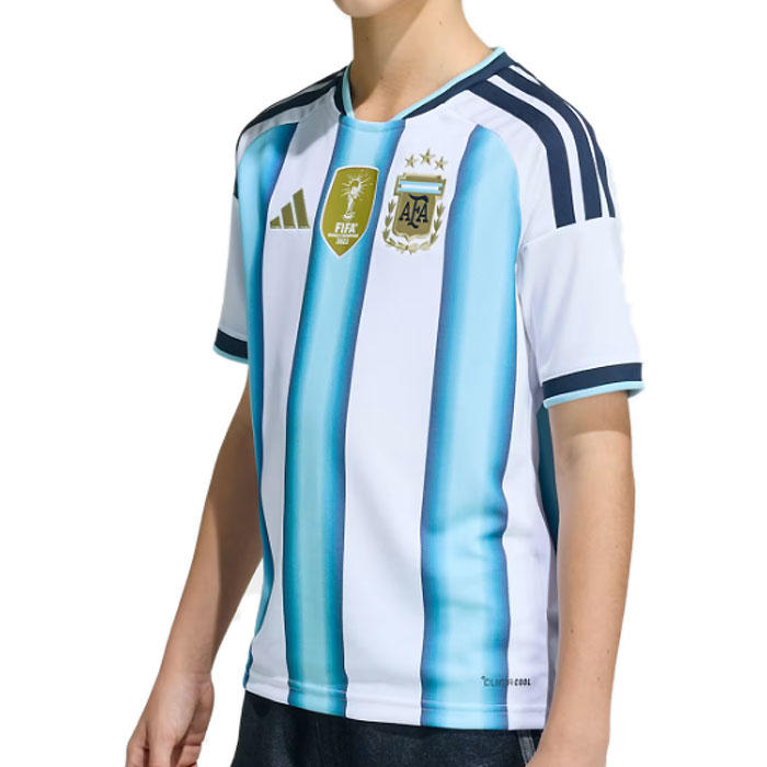 ＜ネコポス発送 送料無料＞ adidas（アディダス）　DO400 KA8119　サッカー　ジュニア アルゼンチン代表 26 ホーム レプリカ ユニフォーム　26Q1