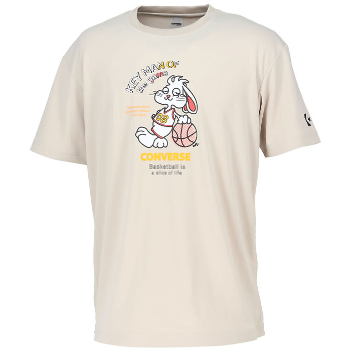 Rakuten - ＜全品10%OFFクーポン発行中＞ ＜ネコポス発送 送料無料＞ CONVERSE（コンバース）　CB261359 1200　バスケットボール　プリントTシャツ 26SS