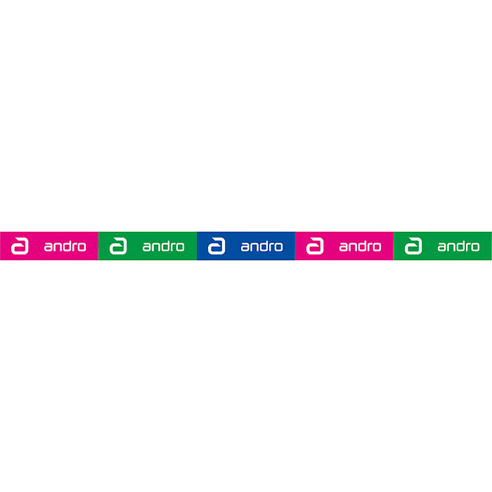 Rakuten - ＜全品10%OFFクーポン発行中＞ ＜ネコポス発送 送料無料＞ andro（アンドロ）　1400210090　卓球　アクセサリー　SIDETAPE ANDRO COLORS 5m　26SS