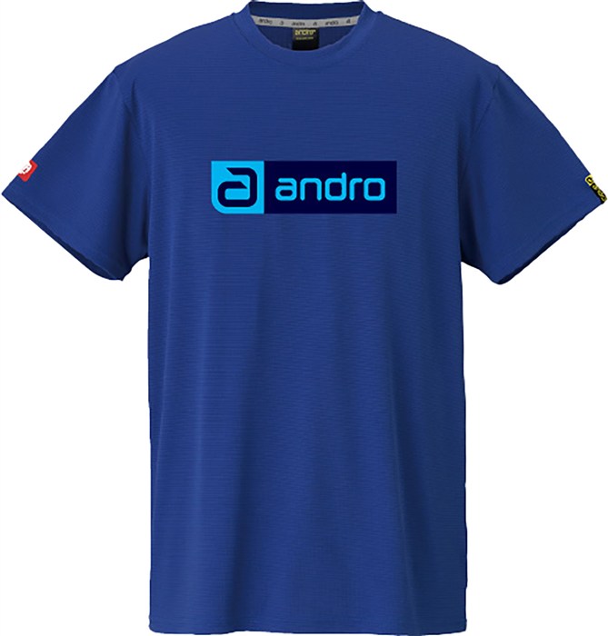 メーカー andro（アンドロ） カテゴリー 卓球 分類 ゲームシャツ 商品名 andro（アンドロ）　300023060　卓球　アンドロ ナパTシャツ デオ CB ディープ ブルー×ブルー　26SS 品番 AND-300023060 カラー・仕様・サイズ 素材：ポリエステル100%(リサイクルポリエステル30％) 仕様：男女兼用 公認：J.T.T.A.A(日本卓球協会) 機能：吸水速乾、抗菌防臭、UVカット サイズはすべてヨーロッパサイズとなっております。(日本サイズより1.5サイズ大きめ)。日本サイズより1又は2サイズ下をお選び頂くことをおすすめ致します。 カラー：ブルー×ブルー 生産国：中国 商品説明 さらなる快適さを追求した生地に消臭抗菌機能をプラスした高機能ユニT。 　 　 　 　 　 　 　 　 ※この商品のカラーは、 ブルー×ブルー となります。
