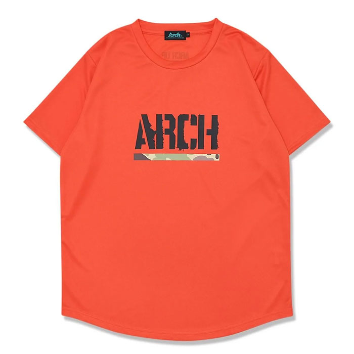 ＜全品10%OFFクーポン発行中＞ ＜ネコポス発送 送料無料＞ ARCH（アーチ）　T126103 ORG　バスケットボール　Tシャツ　duck camo tee DRY 26SS