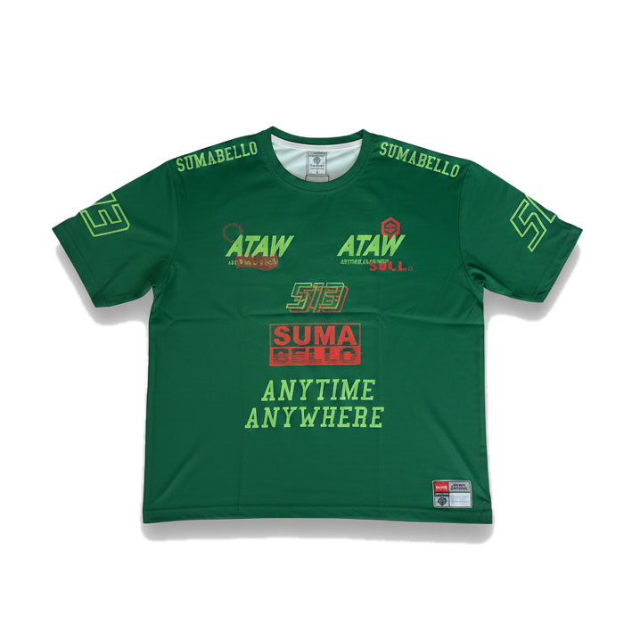 ＜全品10%OFFクーポン発行中＞ ＜ネコポス発送 送料無料＞ スージョ（SULLO）　1820104015 GRN　サッカー　フットサル ジュニア プラクティスシャツ Jr CITY UNI SHIRT 26SS