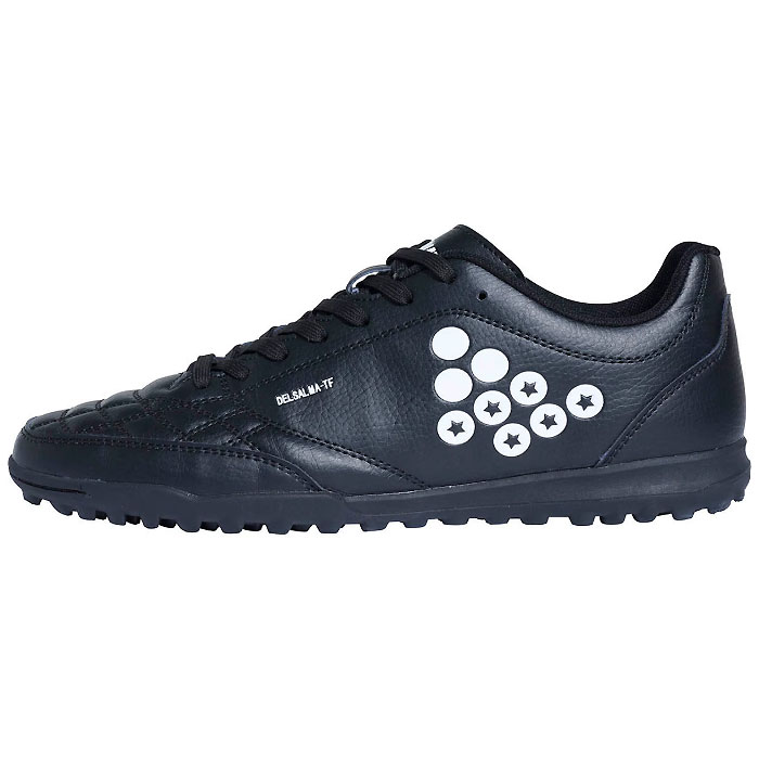 メーカー SVOLME（スボルメ） カテゴリー サッカー 分類 トレーニングシューズ 商品名 SVOLME（スボルメ）　125140960 010　BLACK　サッカー　トレーニングシューズ　DELSALMA TF　26FW 品番 SVO-125140960-010 カラー・仕様・サイズ カラー：010（ブラック） 素材アッパー：人工皮革アウトソール：合成樹脂 対象：メンズ・ユニセックス 生産国：中国製 商品説明 DELSALMAシリーズのターフトレーニングモデル。ミッドソールを外し、つま先を薄めに設計することで、ピッチ上での走りやすさ・蹴りやすさがアップ。 　 　 　 　 　 　 　 　 ※この商品のカラーは、 010（ブラック） となります。