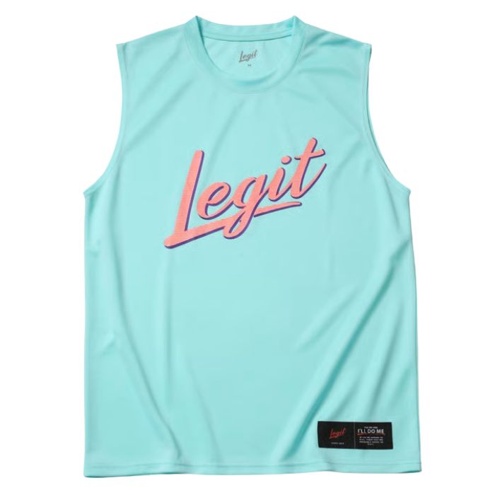 ＜ネコポス発送 送料無料＞ LEGIT（レジット）　26011016 SAX　バスケットボール ノースリーブシャツ CRT N/S TEE　26SS