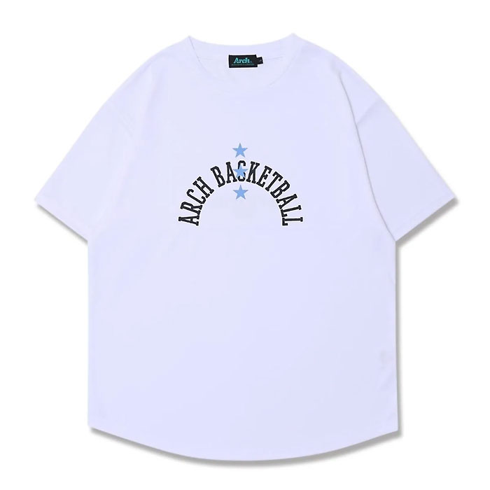 メーカー ARCH（アーチ） カテゴリー バスケットボール 分類 Tシャツ 商品名 ARCH（アーチ）　T126122 WHT　バスケットボール　Tシャツ　three star BB tee DRY 26SS 品番 ARCH-T126122-WHT カラー・仕様・サイズ カラー：WHT（ホワイト） 素材：ポリエステル100% 機能：吸汗速乾 対象：ユニセックス 商品説明 3スターとARCH BASKETBALLのレタリングを、フロントにデザインしたDRY-Tシャツ。バックに施した生地の切り替えとプリントデザインもポイント。吸汗・速乾性が高く、肌触りの柔らかいポリエステルを採用。 　 　 　 　 　 　 　 　 ※この商品のカラーは、 WHT（ホワイト） となります。