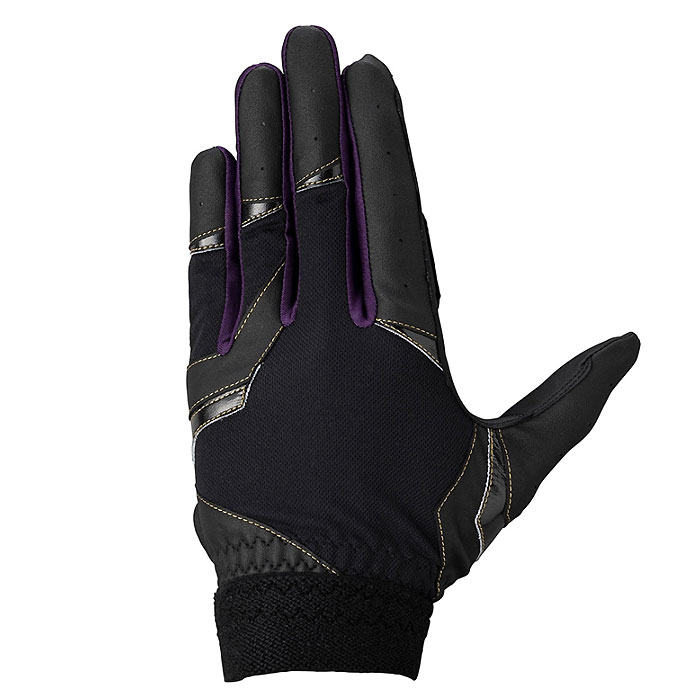 メーカー ミズノ（MIZUNO） カテゴリー 野球 分類 守備グローブ 商品名 ミズノ（MIZUNO）　1EJEY11267 野球　ジュニア 守備グローブ ガチ 守備手袋　左手用 26AW 品番 MZ-1EJEY11267 カラー・仕様・サイズ カラー：67（ブラック×ブラック×パープル） 素材掌部：合成皮革甲部：合成繊維/合成皮革 サイズ：JS（16-17cm）/JM（18-19cm）/JL（20-21cm） 仕様：左手用 対象：ジュニア 生産国：インドネシア製 商品説明 汗のこもりやすい掌中央部に通気性の高いメッシュ素材を配置。捕球時の握る動作の際に最も重要とされる小指・薬指・中指にグリップ性の高い素材を配置。捕球時の衝撃を緩和する為に緩衝効果の高い専用パッドを広範囲で配置。 　 　 　 　 　 　 　 　 ※この商品のカラーは、 67（ブラック×ブラック×パープル） となります。