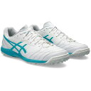 メーカー asics（アシックス） カテゴリー フットサル 分類 シューズ 商品名 asics（アシックス）　1111A218 101　フットサル　シューズ　人工芝用　DESTAQUE デスタッキ K FF TF 24SS 品番 AS-1111A218-101 カラー・仕様・サイズ カラー：101（White×Sea Glass） 素材アッパー：合成皮革/合成樹脂/天然皮革アウター：ゴム底インナーソール：合成樹脂（取替式） シューズ幅：STANDARD 対応グラウンド：ショートパイル人工芝 対象：メンズ・ユニセックス 生産国：ベトナム製 商品説明 フィット性と安定性を兼ね備えた人工芝専用のフットサルシューズ。前足部にはカンガルーレザーを採用し、中足部からかかと部にかけてはよりやわらかな履き心地を提供できるようメッシュを配置。腰裏にも起毛調の素材を採用することにより、快適な履き心地を提供。 　 　 　 　 　 　 　 　 ※この商品のカラーは、 101（White×Sea Glass） となります。