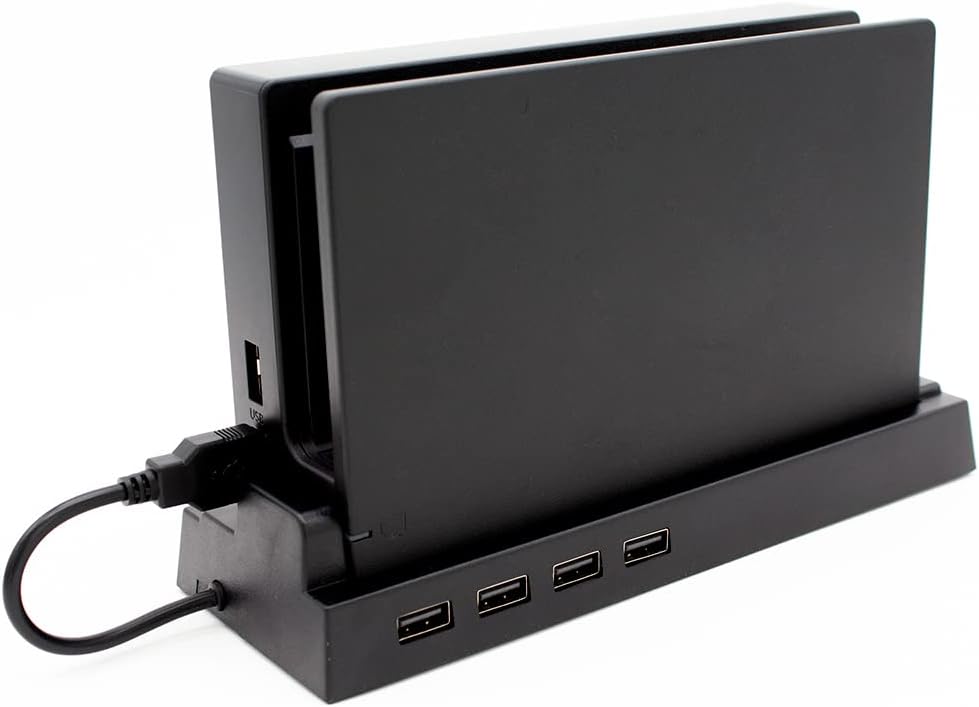 Switchドック用 4ポートUSBハブ ドックスタンド ANS-SW062【5882】