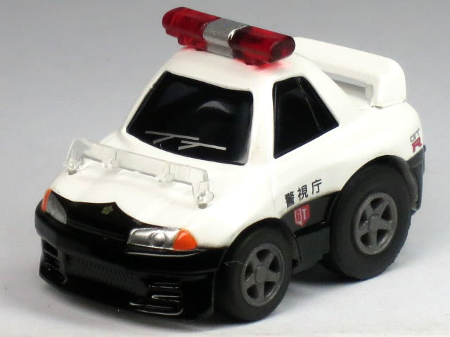 【単品】チョロQ 日産 スカイライン R32 GT-R 警視庁 ハイウェイパトロールカー (クリアケース入)