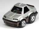 ※屋根部分 極少塗装剥げ有※【単品】チョロQ 日産 スカイライン 2000 ターボ RS-X (KDR30) 鉄仮面 グレー/ブラウン (クリアケース入)