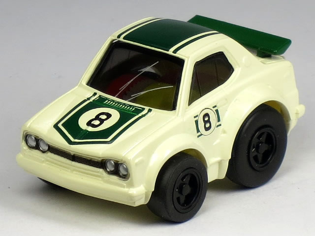 【単品】チョロQ 日産 スカイライン (KPGC10) 2000 GT-R No.8 グリーン (クリアケース入)