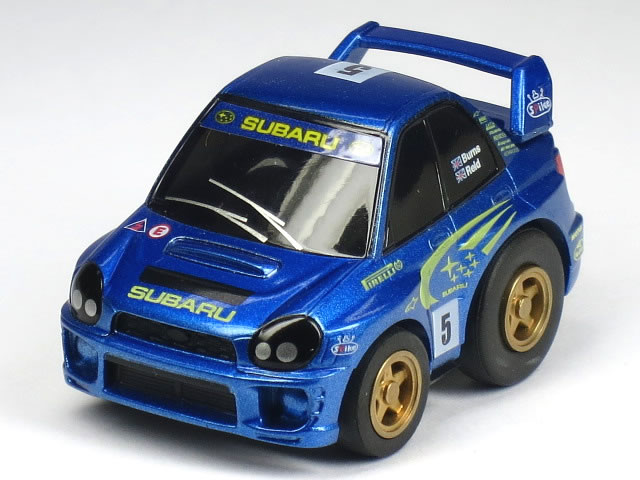【単品】チョロQ スバル インプレッサ WRC No.5 2001 (クリアケース入)