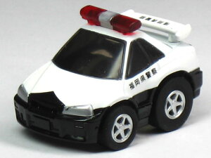 ※エラー品 左右ドア 広島県警察、リアスポイラー 福岡県警察※【単品】チョロQ スカイライン パトカー ER34 ※加工用に※