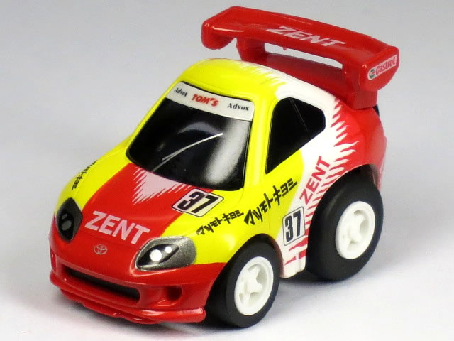 【単品】チョロQ 全日本GT選手権 2001 マツキヨ ZENT TOM 039 S スープラ No.37 (クリアケース入)