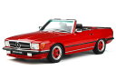 OttO mobile 1/18 メルセデスベンツ 500SL (R107) AMG 1986 レッド