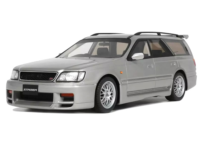 乐天商城 - OttO mobile 1/18 日産 ステージア オーテックバージョン 260RS 1997 シルバー (右ハンドル)