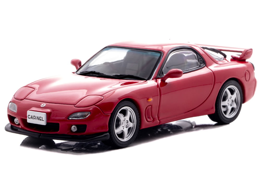 樂天商城 - CAR-NEL 1/43 マツダ RX-7 Type RS (FD3S) 2000 ヴィンテージレッド