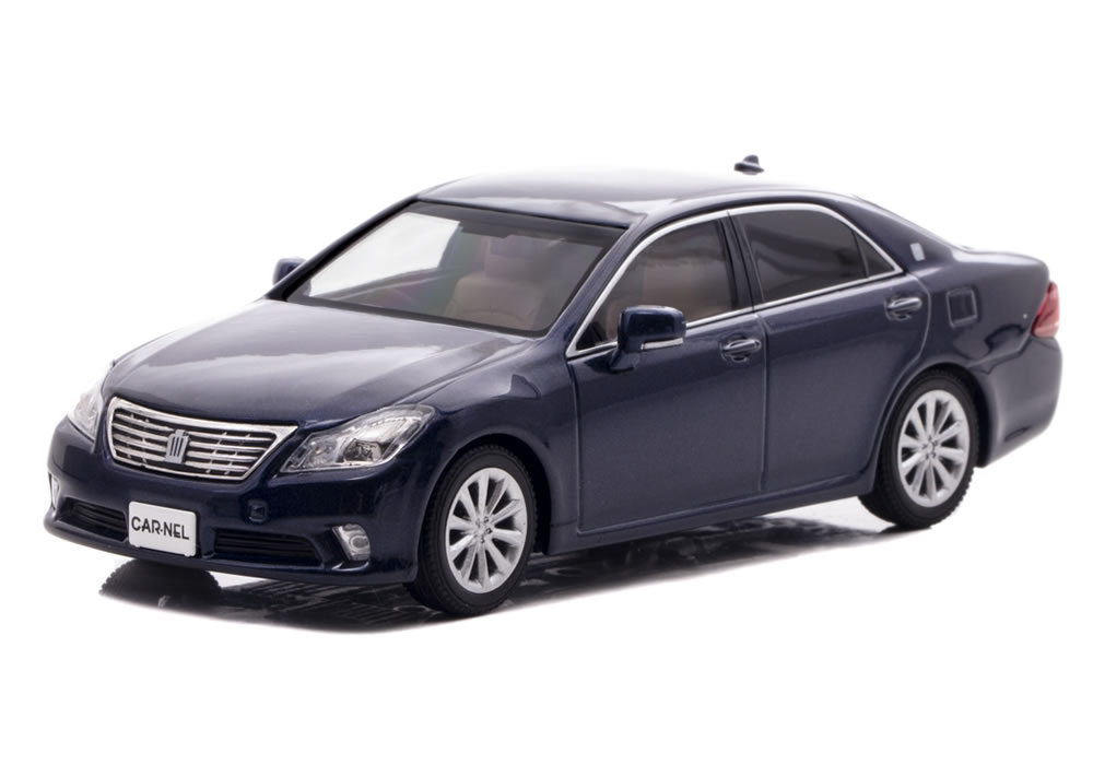 乐天商城 - CAR-NEL 1/43 トヨタ クラウン ロイヤルサルーンG (GRS202) 後期型 2010 ダークブルーマイカ