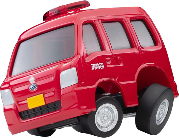 チョロQ QS-04b スバル サンバー バン 消防指揮車