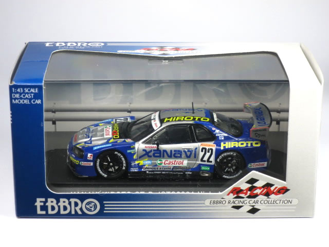 ֥ 1/43 JGTC 2001 XANAVI HIROTO R34 GT-R HIGH DOWN FORCE