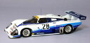 エブロ 1/43 日産 シルビア ターボC NICHI-RA No.28 WEC JAPAN 1985